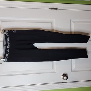 Reebok Black Leggings, Men's Size Small